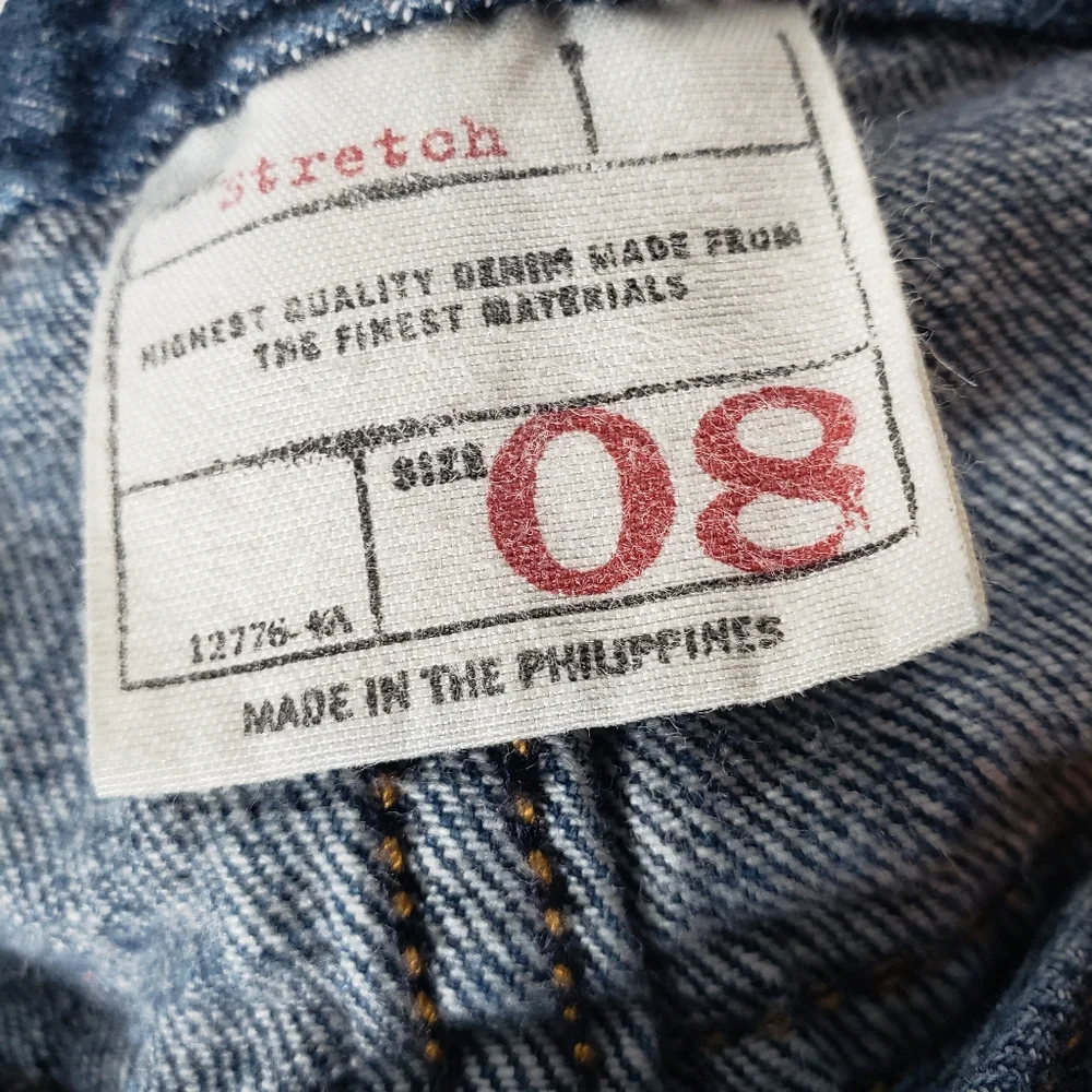 Vtg Banana Republic Denim Jeans 8 Contour Boot Cut Dark Wash Mid Rise Stretch